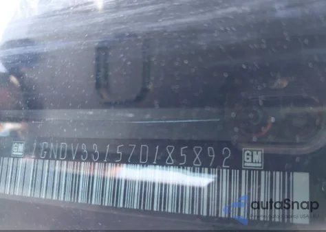 2007 Chevrolet Uplander Lt from USA, damaged, VIN 1GNDV33157D185892